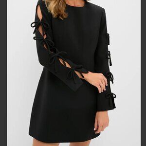 NWT Hyacinth House Black Bow Sleeve Belinda Mini Dress